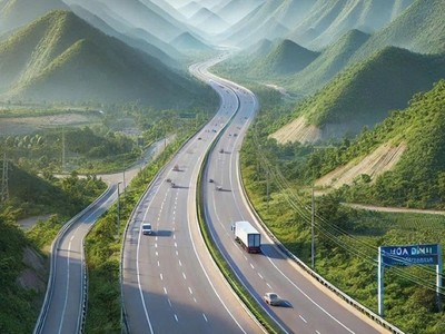 Phối cảnh Dự án đầu tư xây dựng đường bộ cao tốc Mộc Châu - Sơn La - Điện Biên.