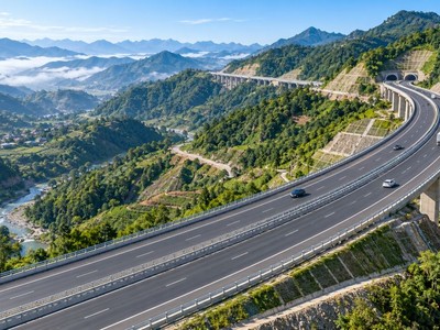 Phối cảnh cao tốc Bảo Hà - Lai Châu, đoạn Bảo Hà - Tân Phong.