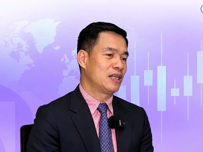 Tiến sĩ Lê Đức Khánh – Giám đốc Phân tích VPS phát biểu tại sự kiện. Ảnh chụp màn hình