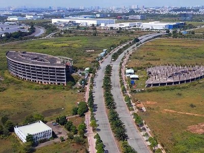 Một dự án chậm tiến độ nhiều năm tại Khu Công nghệ cao đã bị TP.HCM thu hồi - Ảnh: Q.H