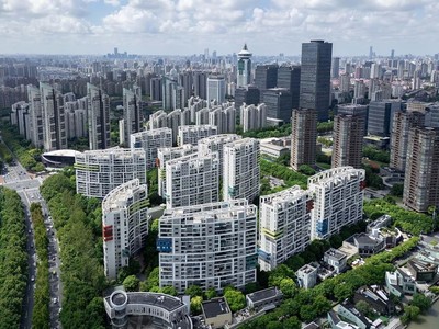 Một dự án tái thiết đô thị của Thượng Hải, tập trung nâng cấp hạ tầng, cải thiện điều kiện sống và không gian công cộng. Ảnh: VCG