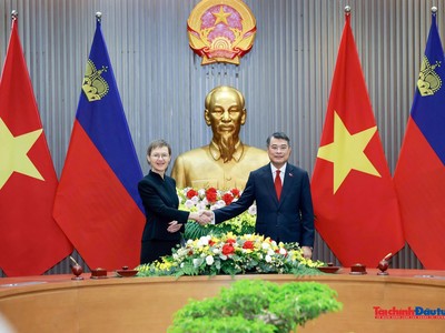 Thủ tướng Chính phủ Lê Minh Hưng hội đàm với Thủ tướng Liechtenstein.