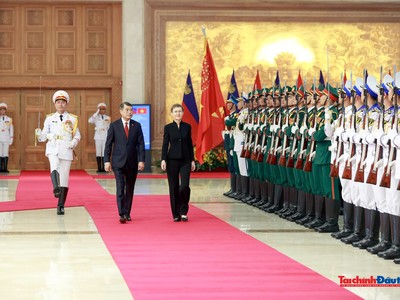 Lễ đón Thủ tướng Liechtenstein thăm chính thức Việt Nam 
