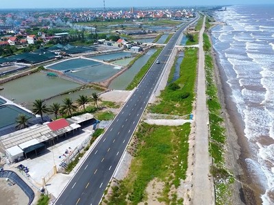 Đường ven biển qua tỉnh Ninh Bình mở ra không gian phát triển mới