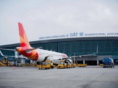 Một tàu bay A321 của của Sun PhuQuoc Airways. 