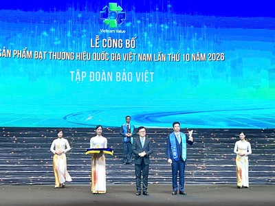 Bảo việt nhận giải thương hiệu quốc gia
