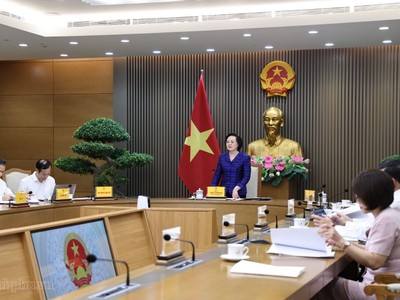 Phó Thủ tướng Phạm Thị Thanh Trà chủ trì Phiên họp lần thứ nhất Ban Công tác liên ngành đối ngoại và hội nhập quốc tế về văn hóa, xã hội, giáo dục - đào tạo - Ảnh: chinhphu.vn