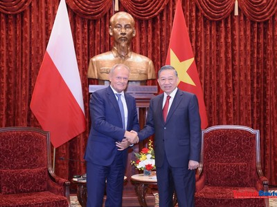 Tổng Bí thư, Chủ tịch nước Tô Lâm đã tiếp Thủ tướng Ba Lan Donald Tusk.