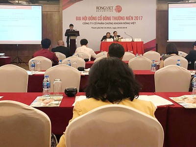 Đại hội đồng cổ đông Chứng khoán Rồng Việt: Quý I/2018 ước lãi 60 tỷ đồng