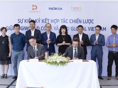 Digiworld hợp tác chiến lược với Nokia