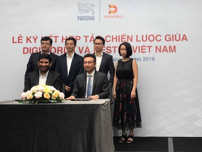 Digiworld và Nestlé Việt Nam vừa ký kết hợp tác chiến lược phát triển thị trường cho sản phẩm dinh dưỡng y học