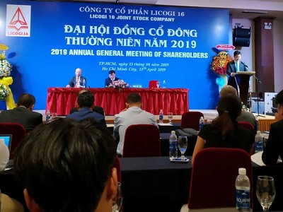 Đại hội đồng cổ đông Licogi 16 (LCG): Hoãn trình kế hoạch phát hành cổ phiếu tăng vốn