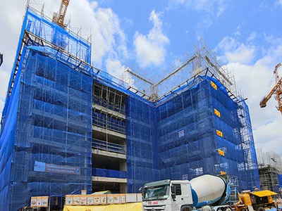 Tiến độ thi công Block A1 dự án Lavita Charm đến cuối tháng 8/2019. 