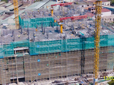 Tiến độ dự án Opal Boulevard ngày 13/2/2020 (nguồn Đất Xanh)