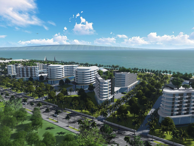 Phối cảnh khu du lịch nghỉ dưỡng Bắc Bãi Thơm