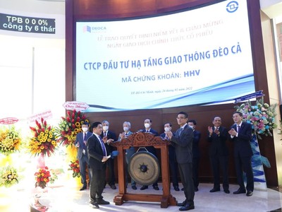 Hơn 267 triệu cổ phiếu HHV chào sàn HOSE