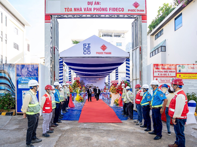 FIDECO tái khởi động dự án toà nhà văn phòng ở TP.HCM, công bố hệ thống nhận diện thương hiệu mới