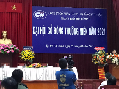 ĐHCĐ Đầu tư Hạ tầng Kỹ thuật Thành phố Hồ Chí Minh (CII) lần 1 bất thành