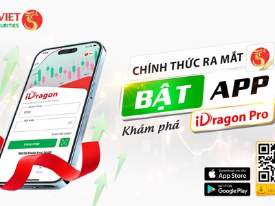 Chứng khoán Rồng Việt ra mắt ứng dụng giao dịch iDragon Pro cùng chương trình ưu đãi hấp dẫn