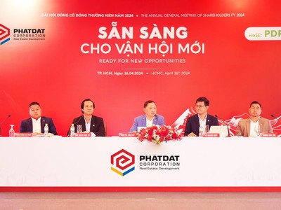 ĐHCĐ Phát Đạt (PDR): Quý II và quý III đưa ra thị trường 4-6 dự án, giá trị sản phẩm 40.000 tỷ đồng