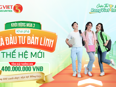 Khai phá bản lĩnh cùng cuộc thi đầu tư chứng khoán thực tế cho sinh viên RongViet Invest 2025 