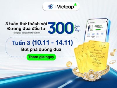 Tăng tốc cho “3 tuần thử thách với đường đua đầu tư cùng Vietcap”