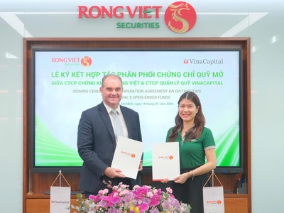 Chứng khoán Rồng Việt (VDS) và VinaCapital hợp tác phân phối chứng chỉ quỹ mở trên iDragon
