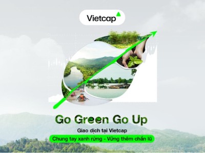 Go Green Go Up: Mỗi giao dịch tại Vietcap đều góp phần “xanh rừng, chắn lũ”