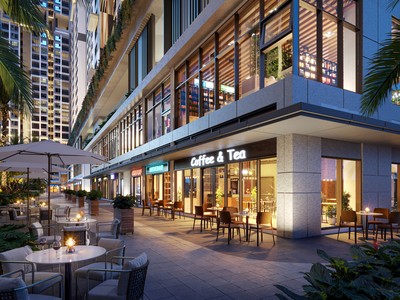 Shop khối đế The Gió Riverside và lợi thế liền kề 2 nhà gà Metro
