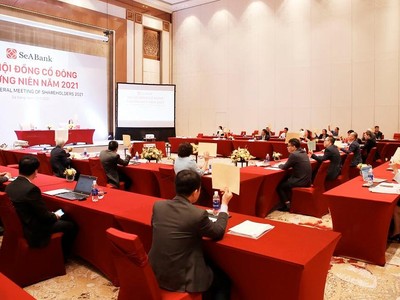 ĐHCĐ SeABank (SSB): Thông qua kế hoạch tăng vốn điều lệ lên 16.598 tỷ đồng, lợi nhuận trước thuế tăng 40%