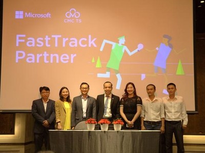 CMC TS trở thành Đối tác chiến lược cung cấp dịch vụ điện toán đám mây của Microsoft, đồng thời là Đối tác duy nhất được ủy quyền cung cấp dịch vụ Microsoft FastTrack tại thị trường Việt Nam.
