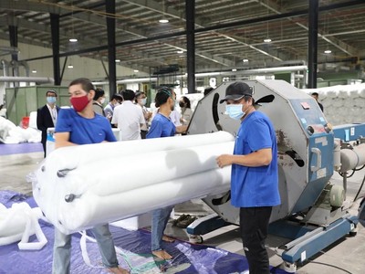 Sản xuất bông tại TNG