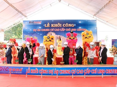 DICcons (DC4) khởi công dự án Chí Linh Center, 2 tháng lãi tăng 110% so với cùng kỳ
