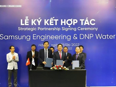 Samsung Engineering trở thành cổ đông chiến lược của DNP Water