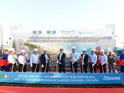 Tập đoàn CEO đẩy mạnh công tác triển khai tại dự án Sonasea Vân Đồn Harbor City