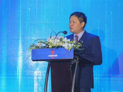 Ông Bùi Ngọc Dương, phát biểu tại buổi công bố xếp hạng tín nhiệm