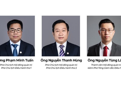 Ông Phạm Minh Tuấn và ông Nguyễn Thanh Hùng là phó chủ tịch điều hành HĐQT Bamboo Capital (BCG)