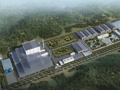 Phối cảnh nhà máy điện rác 