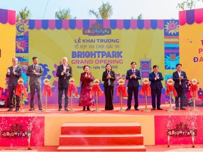 Chính thức cắt băng khai trương Tổ hợp Công viên Giải trí BRIGHTPARK