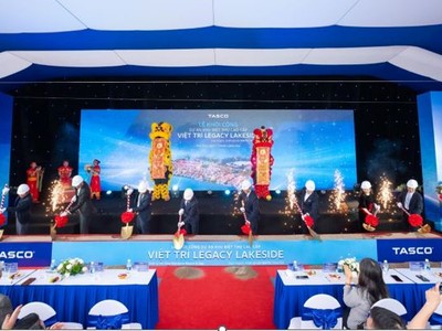 Tasco (HUT) khởi công khu biệt thự cao cấp tại trung tâm tỉnh Phú Thọ