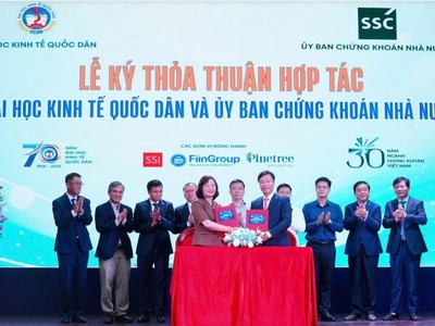 UBCKNN và Đại học Kinh tế Quốc dân hợp tác phổ biến kiến thức tài chính - chứng khoán