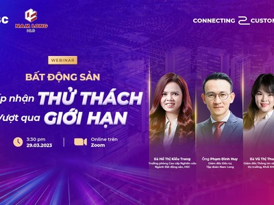 Giám đốc đầu tư Nam Long (NLG) tại hội thảo HSC: Năm 2023, mục tiêu bán hàng đạt 10.000 tỷ đồng, thu về 500 tỷ đồng lợi nhuận 