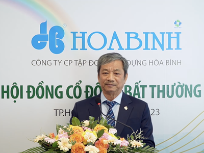 ĐHĐCĐ bất thường năm 2023 lần 1 của Hòa Bình (HBC) bất thành