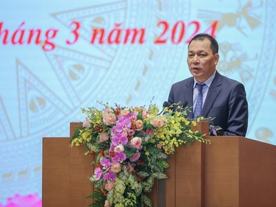 Ông Đặng Hoàng An, Chủ tịch Tập đoàn Điện lực Việt Nam (EVN) (Ảnh: VGP)