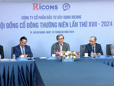 ĐHĐCĐ Ricons: Mở rộng lĩnh vực xây dựng công trình thuỷ và điện, thành lập ban ESG