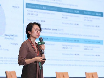 Bà Trang Lê, Tổng giám đốc kiêm Giám đốc cấp cao khối Nghiên cứu và Tư vấn, JLL Việt Nam (Ảnh: Lê Toàn)