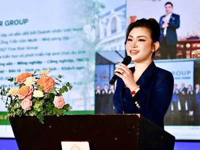 Bà Trần Diễm My, Phó chủ tịch HĐQT Five Star Group (Ảnh: Lê Toàn)