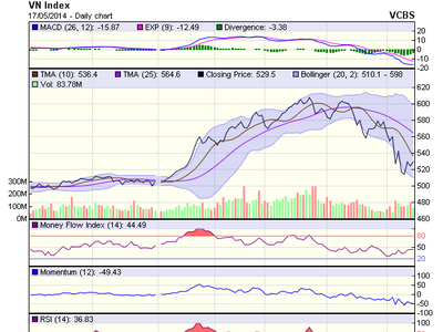 Biểu đồ kỹ thuật VN-Index. Nguồn: VCBS