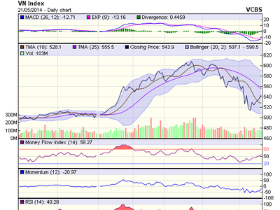 Biểu đồ kỹ thuật VN-Index. Nguồn: VCBS