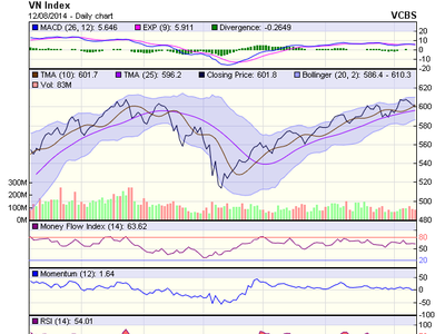 Biểu đồ kỹ thuật VN-Index. Nguồn: VCBS